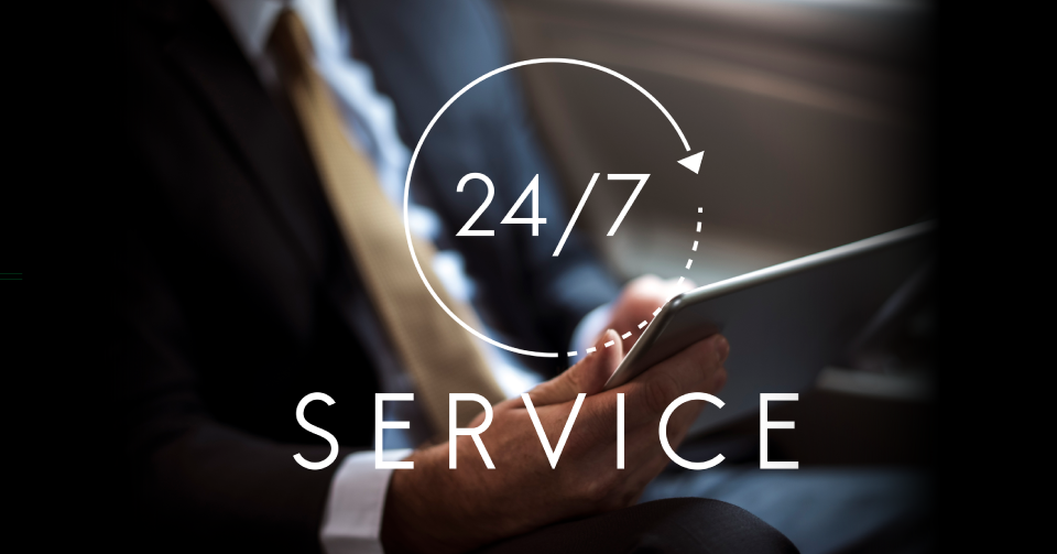 24時間365日対応のイメージ