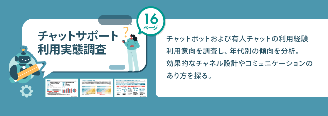 チャットサポート利用実態調査